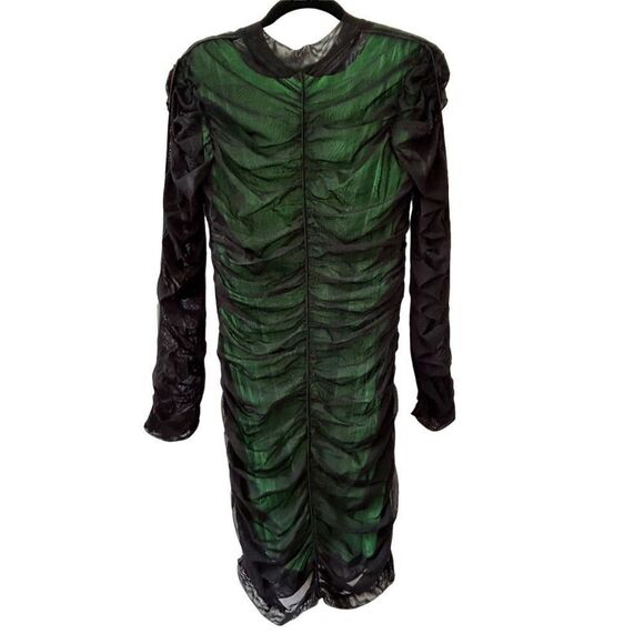 Alexander Wang Double Layer Stretch Mesh Mini Dress Women’s Size Large - Picture 9 of 13